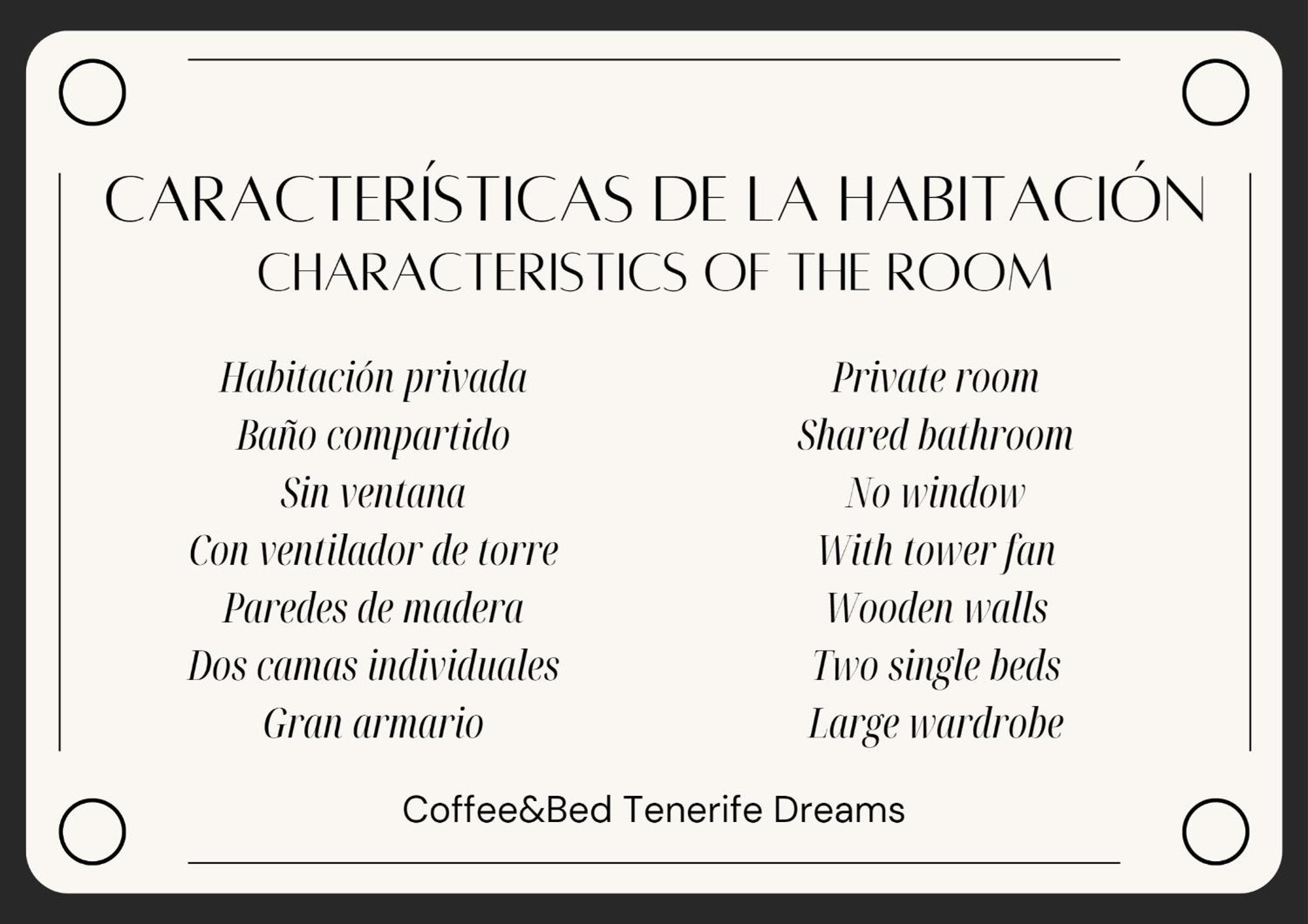 Coffee&Bed Tenerife Dreams Hotel Santa Cruz de Tenerife Bilik gambar